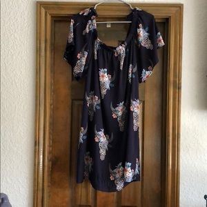 Off the shoulder dress